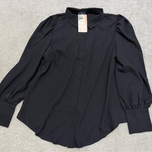NWT Elegant Black Women's Top